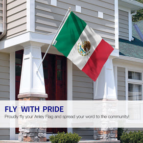 ANLEY Fly Breeze flag, double-stitched edges for reliable outdoor use.