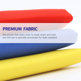 Anley Fly Breeze polyester fabric delivers bright color and fade resistance