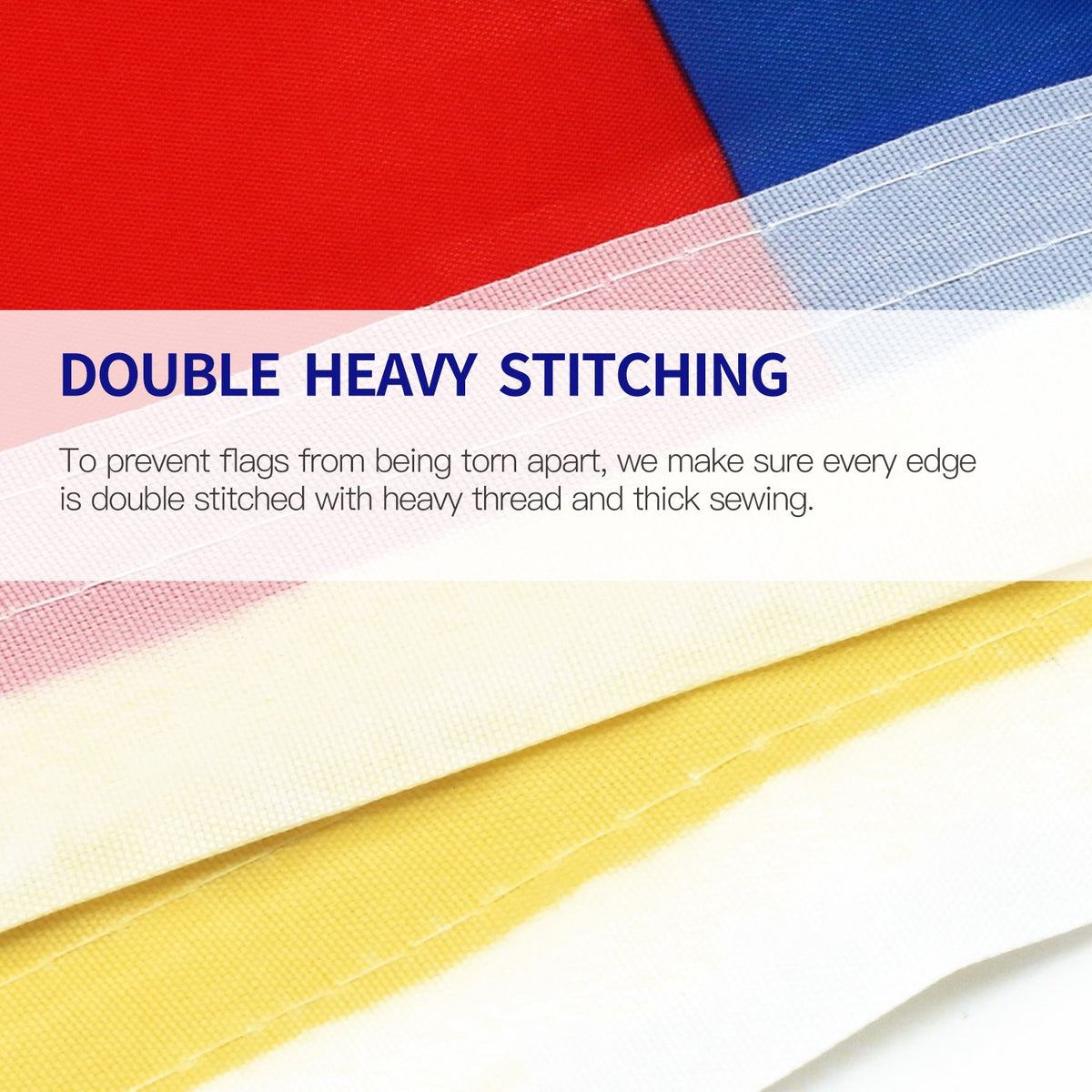 ANLEY Iraq flag with double stitching for lasting outdoor use.
