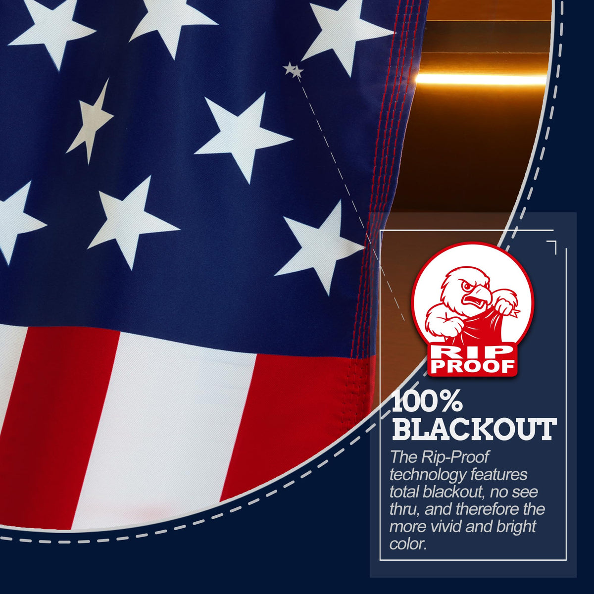 Anley Rip-Proof flag 36x60 stainless steel grommets resist rust for outdoor mounting