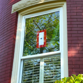 Fade-resistant dye preserves vibrant colors on the ANLEY banner