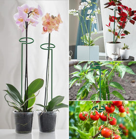 ANLLECR wind-and-rain resistant stakes prevent drooping for neat beds.