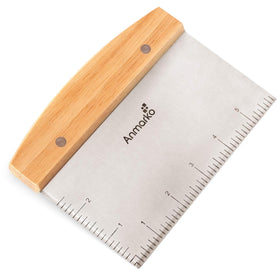 Anmarko dough cutter with stainless steel blade for clean, precise dough cuts.