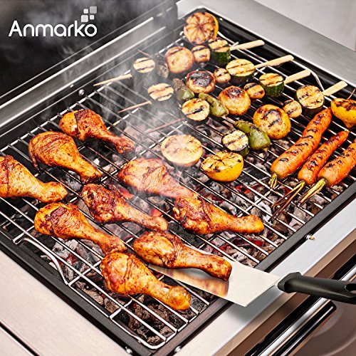 Anmarko griddle grill spatula kit versatile for outdoor BBQ.
