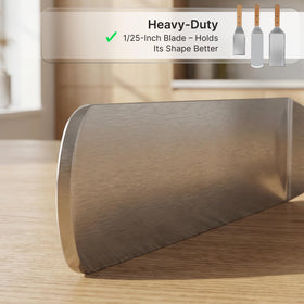 Anmarko hamburger turner - balanced weight for easy burger flipping