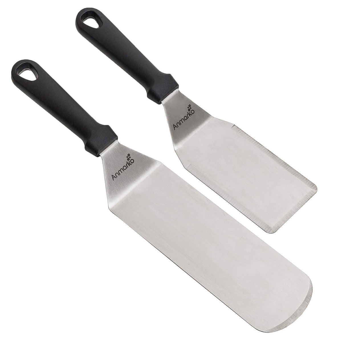 Anmarko pancake flipper spatula set for easy flipping on grills.
