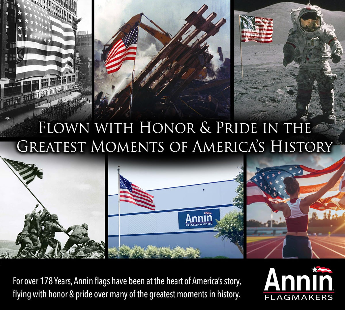 Annin Flagmakers ideal for yard or office display on a flagpole