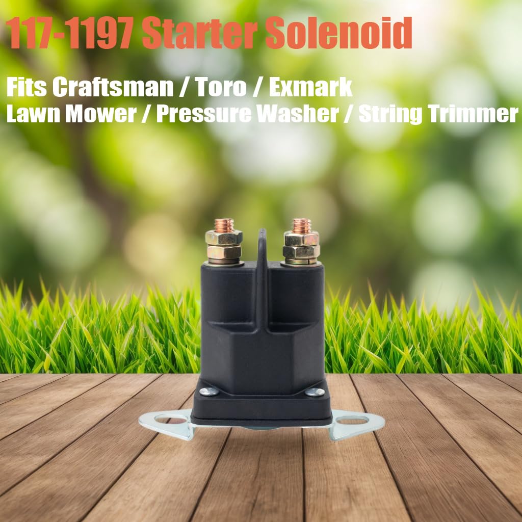 Annolai 117-1197 solenoid mounting details for riding mowers.