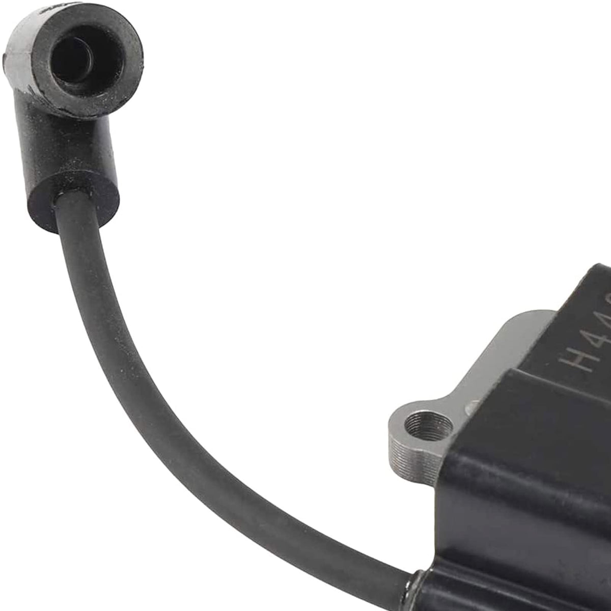 Replacement assembly with Annolai ignition coil ready for mounting on saw.