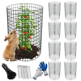 Anothera plant protectors: 8-pack panels ready for modular cage assembly to guard delicate plants.