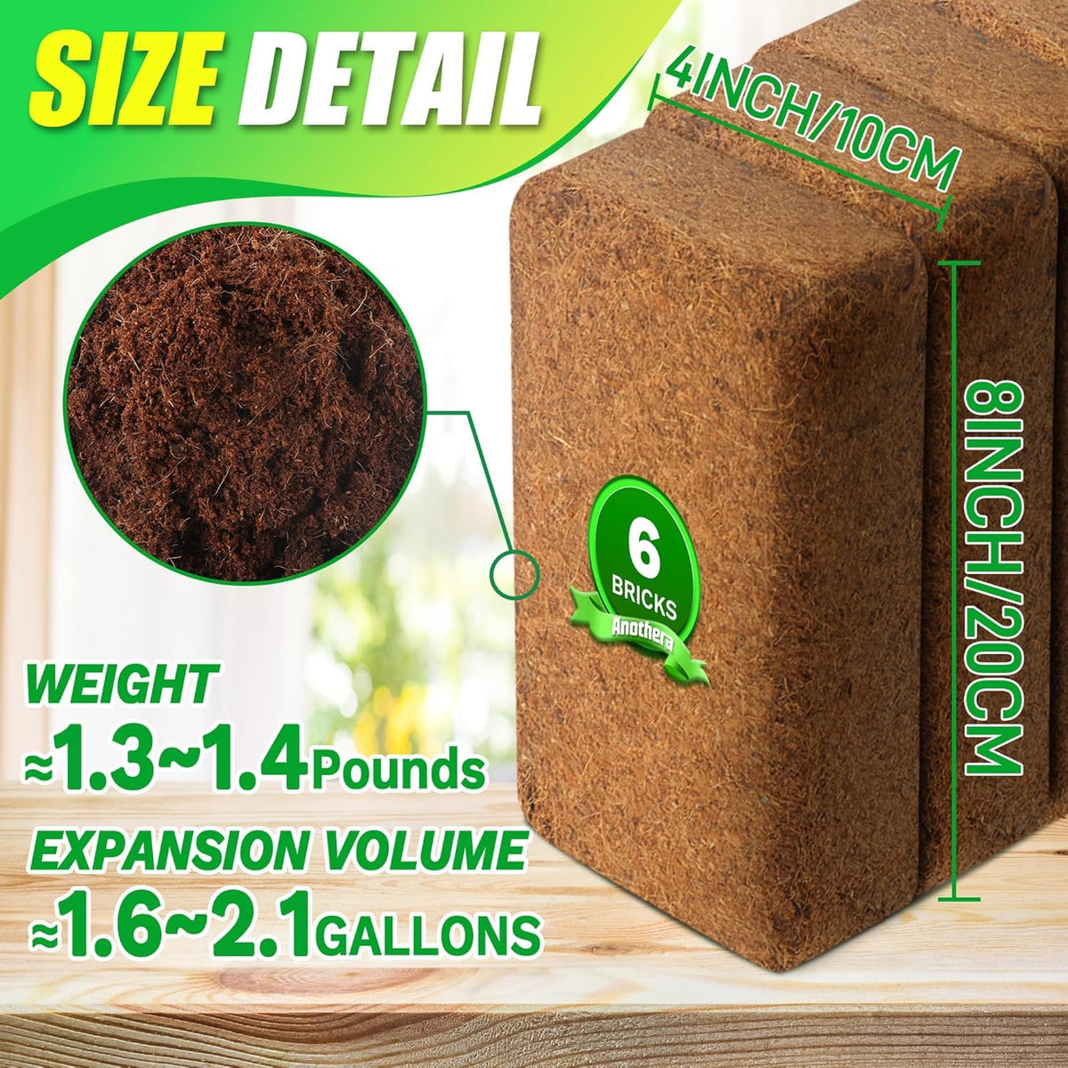 Anothera Coco Coir Brick features low EC and balanced pH for versatile growing
