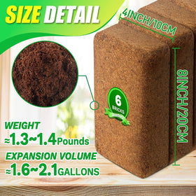 Anothera Coco Coir Brick features low EC and balanced pH for versatile growing