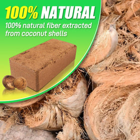 Anothera Coco Coir Brick storage-friendly design saves space for urban gardens