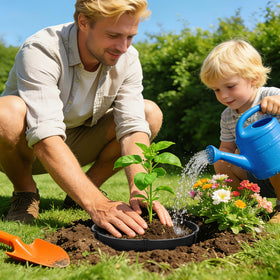 Anothera rings are reusable across seasons for long-term garden planning.