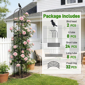 Anothera outdoor trellis suitable for patios, balconies, and yards.