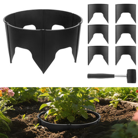 Anothera plant rings assembled offering flexible 360-degree support for vertical growth.