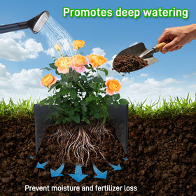 Anothera PVC rings protect plant bases from tools while keeping soil tidy.