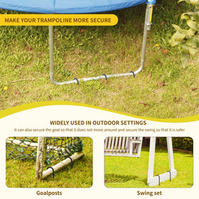 Anothera rustproof coating prevents corrosion for long-term outdoor use.