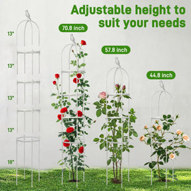Anothera rustproof steel core with plastic coating protects vines and stays cool