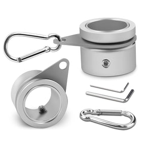 Anovo 1.25-inch flag pole ring front view with anti-wrap rotation.