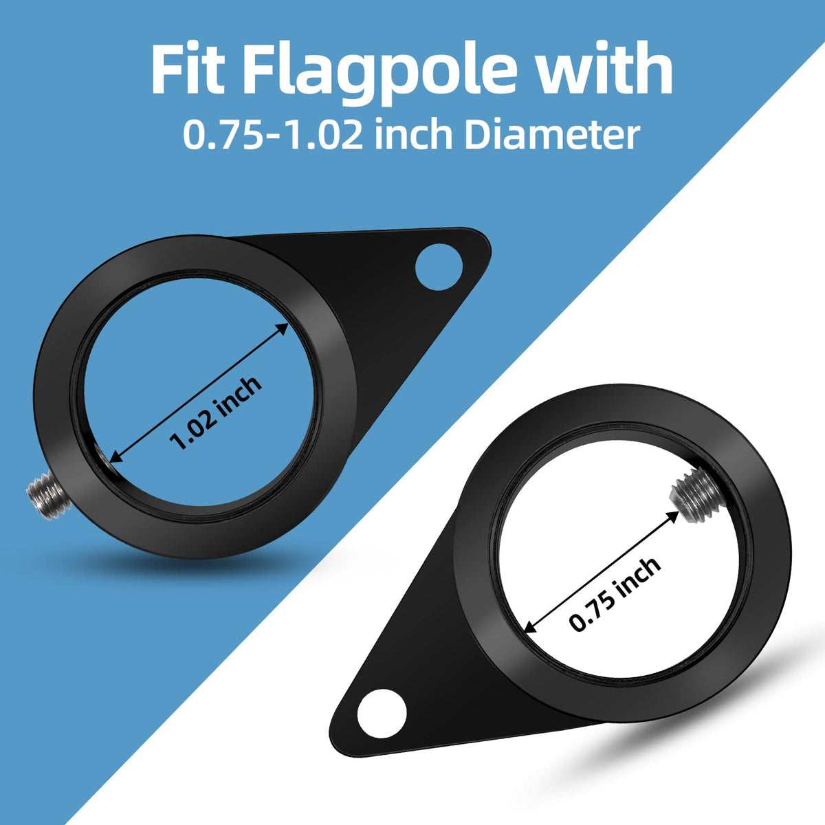 Anovo aluminum alloy frame resists weather and corrosion.