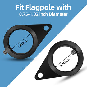 Anovo aluminum alloy frame resists weather and corrosion.