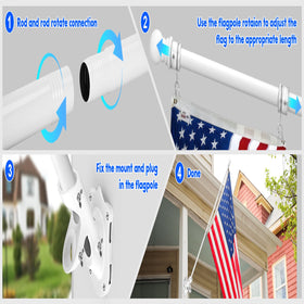 Anovo outdoor display setup ideal for porches, walls, or gardens.