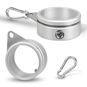 Anovo flag pole rings 360° rotation prevent wrap for smooth display.