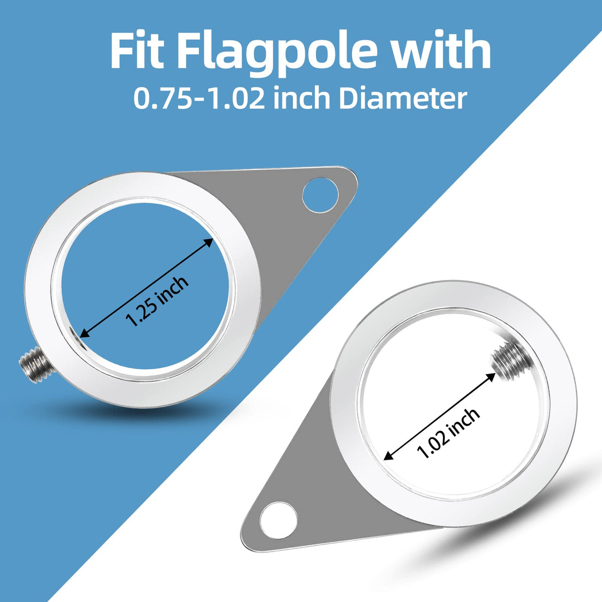Anovo aluminum alloy components offer weather resistance and long-lasting use.
