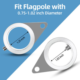 Anovo aluminum alloy components offer weather resistance and long-lasting use.