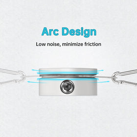 Anovo flag pole rings with stainless steel swivel enable smooth rotation.