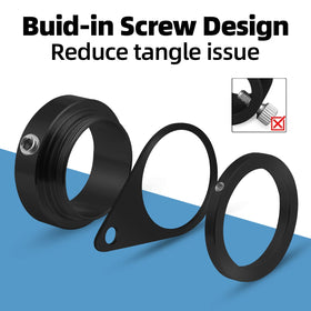 Anovo stainless steel swivel ring ensures smooth flag movement.