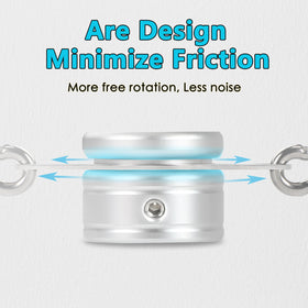 Anovo swivel ring anti-wrap keeps flags fluttering freely in wind