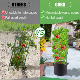 ANPHSIN 10-gallon grow bags ready to host sun-loving plants with ample root space.