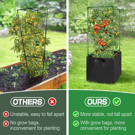 ANPHSIN 17-gallon grow bags provide breathable root space