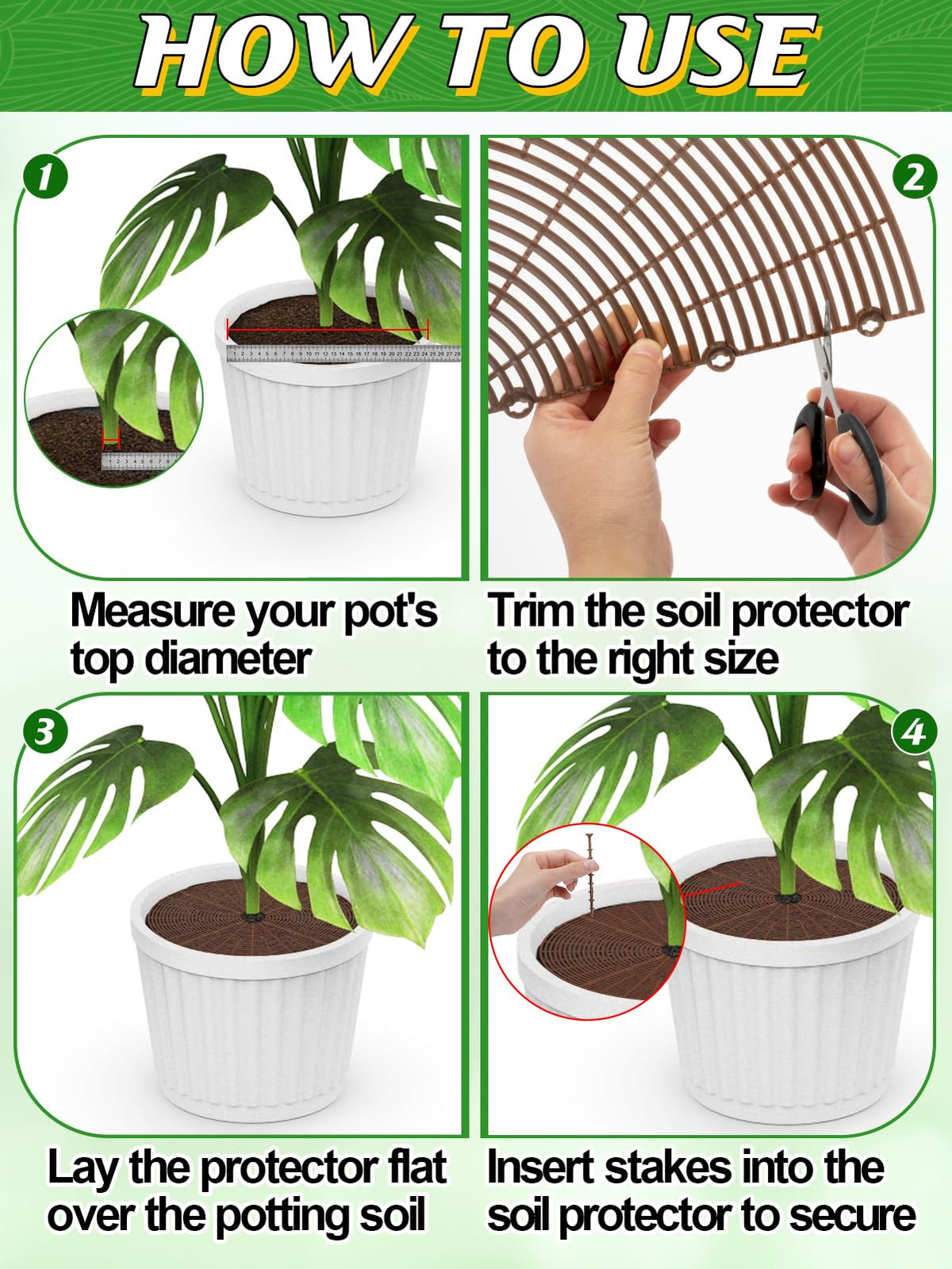 ANPHSIN 3-pack covers suitable for multiple plants