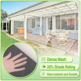 ANPHSIN breathable see-through mesh maintains light while deterring pests.
