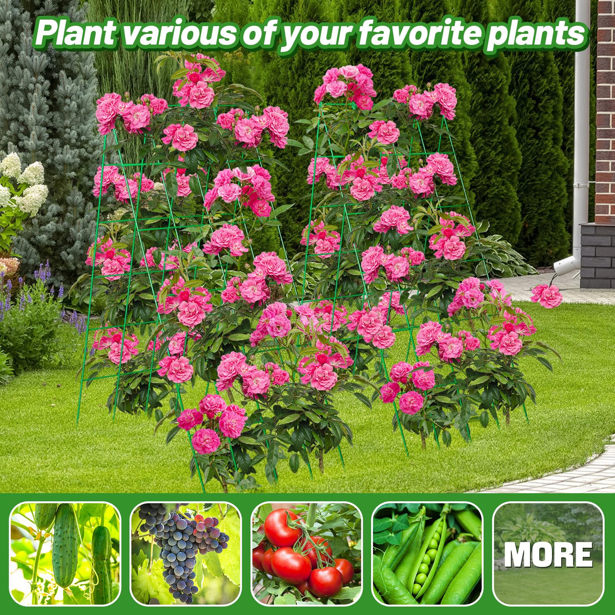 ANPHSIN compact storage folds neatly to save garden space when not in use.