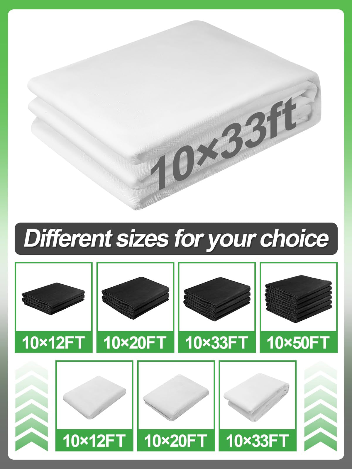 ANPHSIN dense mesh garden screen guards beds while promoting airflow
