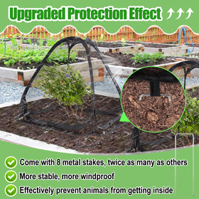 ANPHSIN double-stake design adds wind resistance during outdoor use.