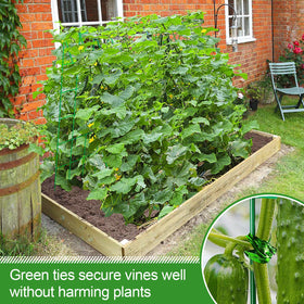 ANPHSIN included ties allow quick plant attachment to the trellis.