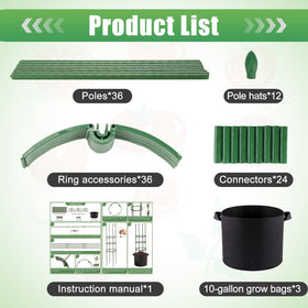 ANPHSIN indoor outdoor garden use enhances space efficiency and plant training.
