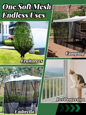 ANPHSIN lightweight netting sways in breeze, adding romantic garden ambiance while protecting plants.