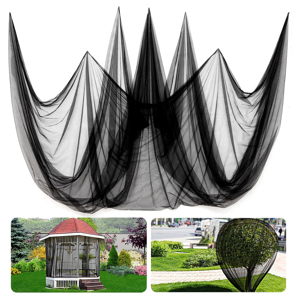 ANPHSIN mosquito net on a patio view, providing breathable insect protection for evenings.