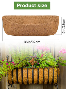 ANPHSIN natural coconut fiber liner highlights soil friendly composition for plant growth