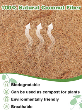 ANPHSIN natural coconut fiber liner delivering balanced drainage and aeration
