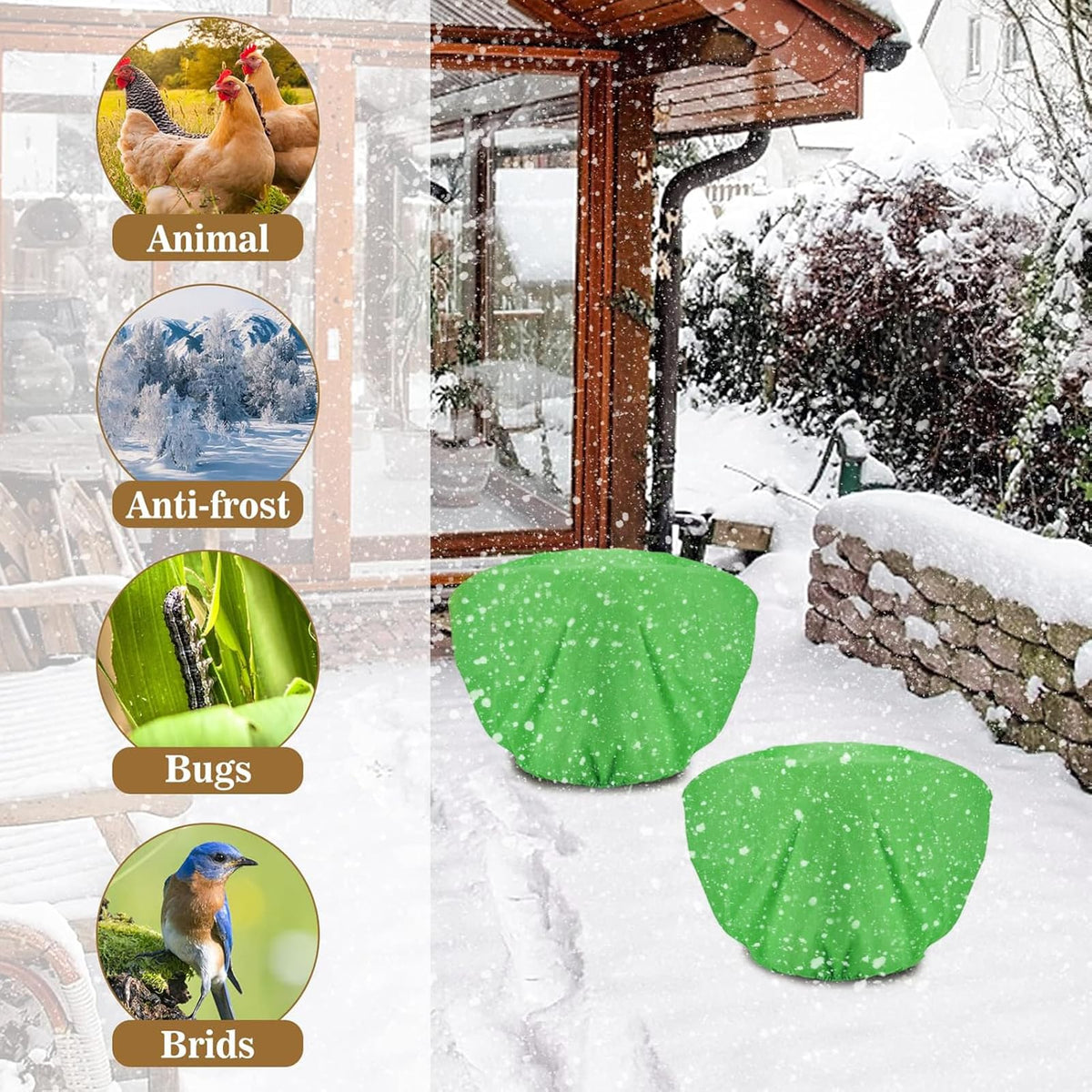 ANPHSIN nonwoven fabric texture offers breathable protection for shoots.