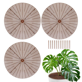 ANPHSIN plant pot grid cover demonstrating 20.8-inch diameter for larger pots and pet protection