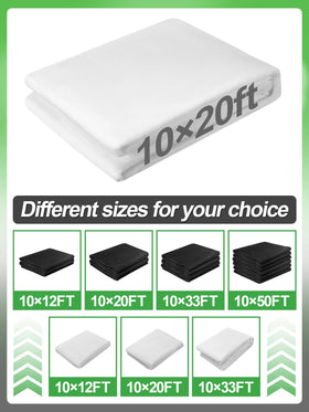 ANPHSIN white garden screen adds cooling shade for plants and people.