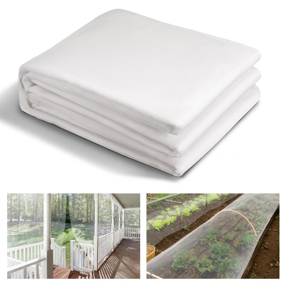ANPHSIN stronger garden mesh netting, 10x33 ft layout for bird protection